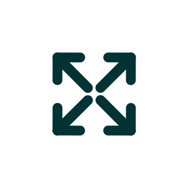 Kare simgesi dört ok