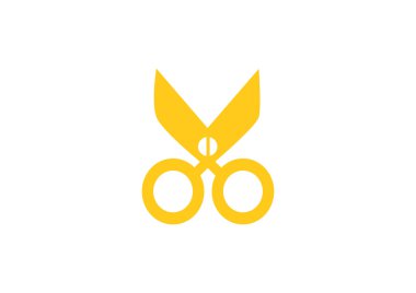 Makas basit web simgesi