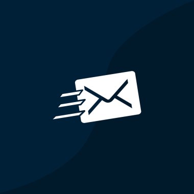 Basit anahat zarf illüstrasyon