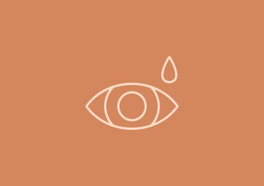 Basit simge göz damlası