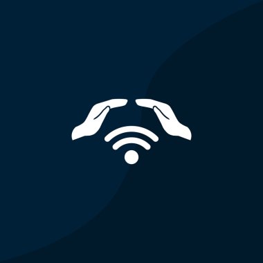 Radyo dalgaları ile el simgesi