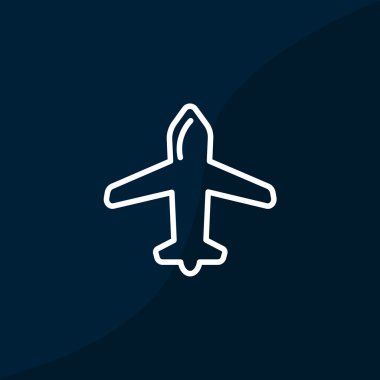 uçak web simgesi
