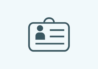 kimlik kartı simgesi