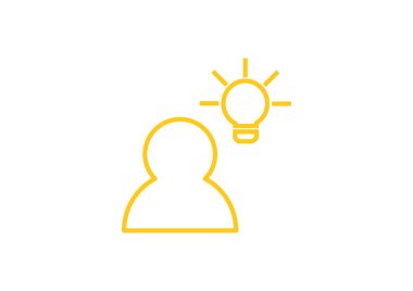 Kişi ve ışık işareti fikirler