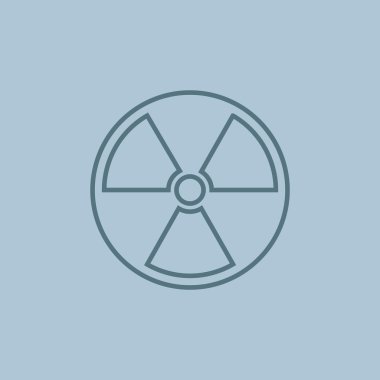 Radyasyon sembolü web simgesi