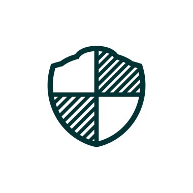 Basit kalkan web simgesi