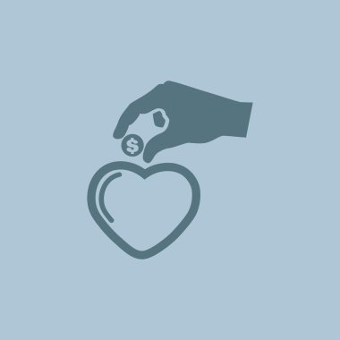 sadaka, web simgesi vermek