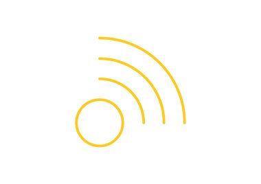Kablosuz dalgalar web simgesi 