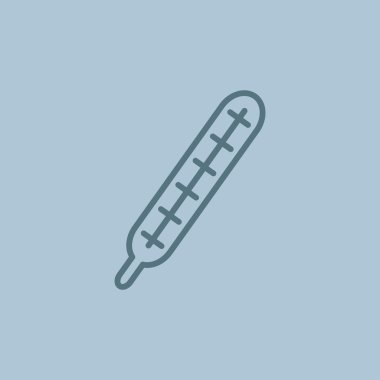 tıbbi termometre simgesi 