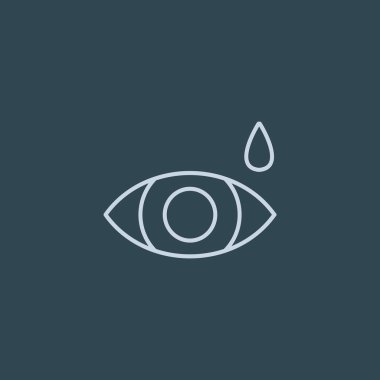 Basit simge göz damlası