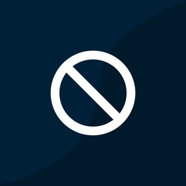 yasak işareti web simgesi