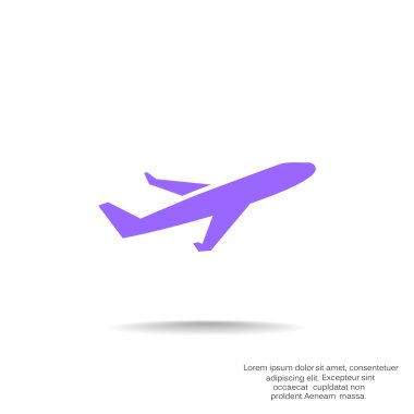 uçak web simgesi