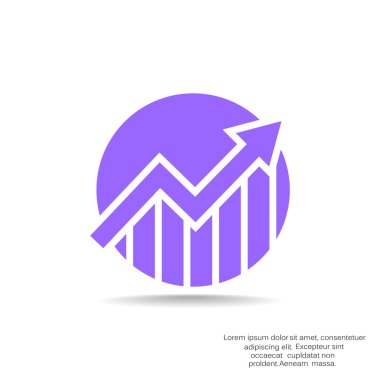 iş büyüyen grafik sunum simgesini