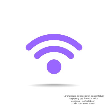 Kablosuz dalgalar web simgesi 