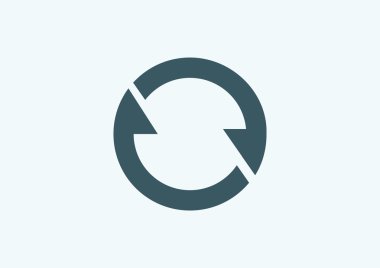 Oklar web simgesi olan daire