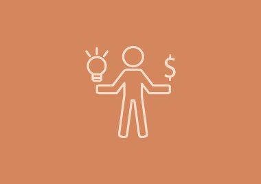 Adam ve ışık işareti fikirler