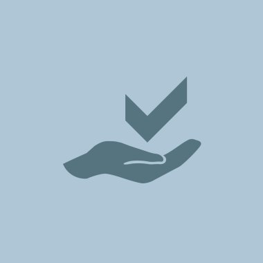 el web simgesi üzerinde onay işareti