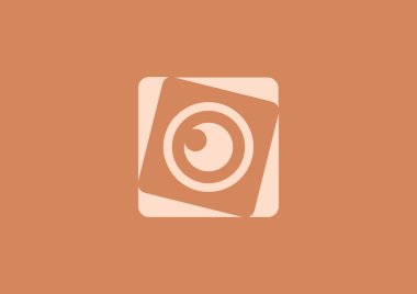 Objektif göz web simgesi