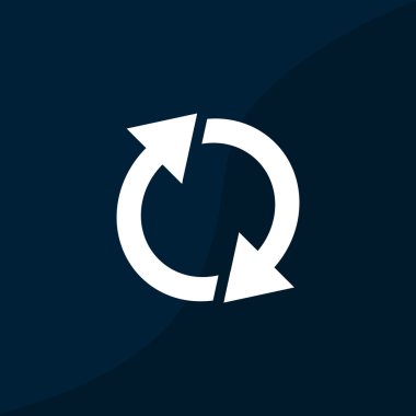 Oklar web simgesi olan daire