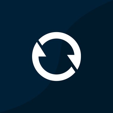 Oklar web simgesi olan daire