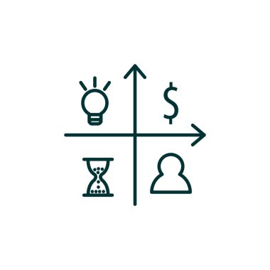 Fikir kavramı web simgesi