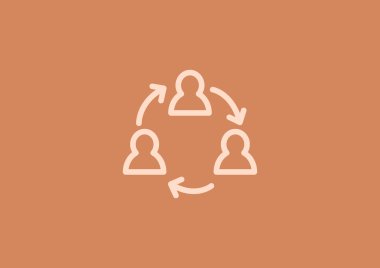 Grup insanların web simgesi