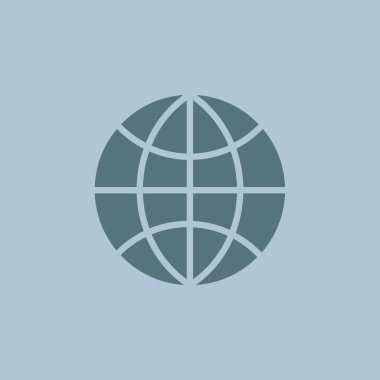 Basit küre web simgesi