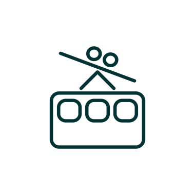 Füniküler demiryolu simgesi