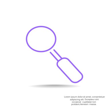 Basit büyüteç simgesini