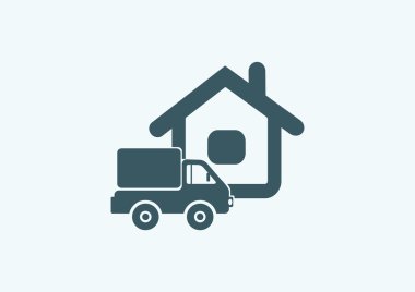 Kamyon evi web simgesinin yanında