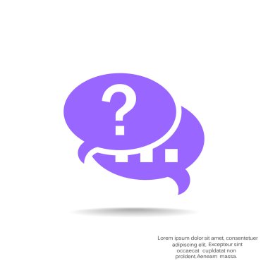 Diyalog kabarcıklar web simgesi