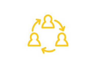 Grup insanların web simgesi