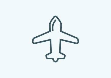 uçak web simgesi