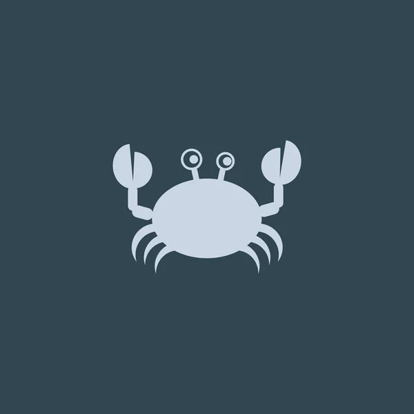 Icône web crabe — Image vectorielle