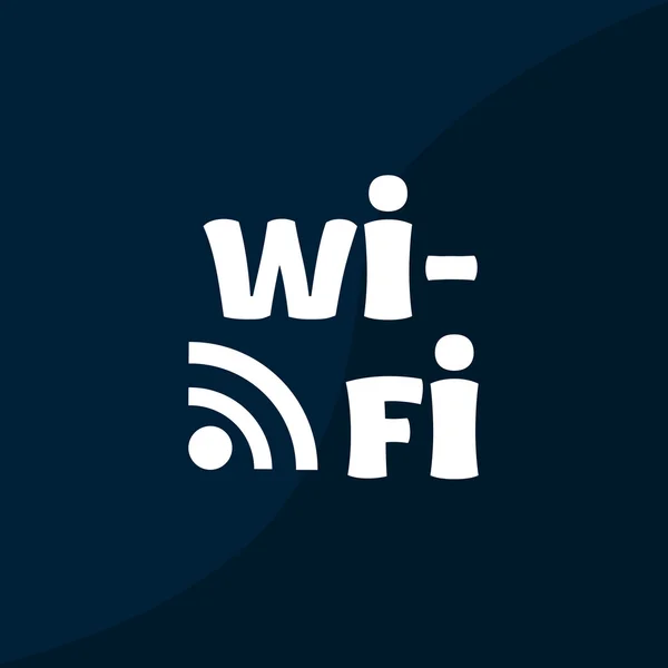 Wi-Fi pictogramă web — Vector de stoc