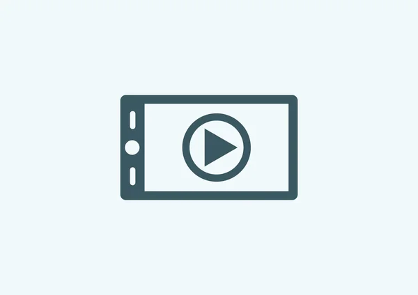 Βίντεο smartphone οθόνη σύνδεσης — Διανυσματικό Αρχείο