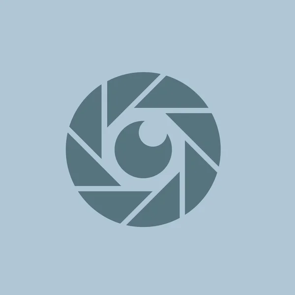 Netzsymbol für Linsenaugen — Stockvektor