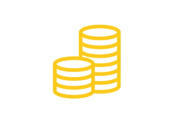 Flat icon of money — Stock Vector