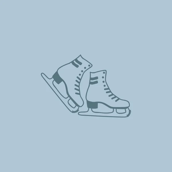 Skates web icon — Stock Vector