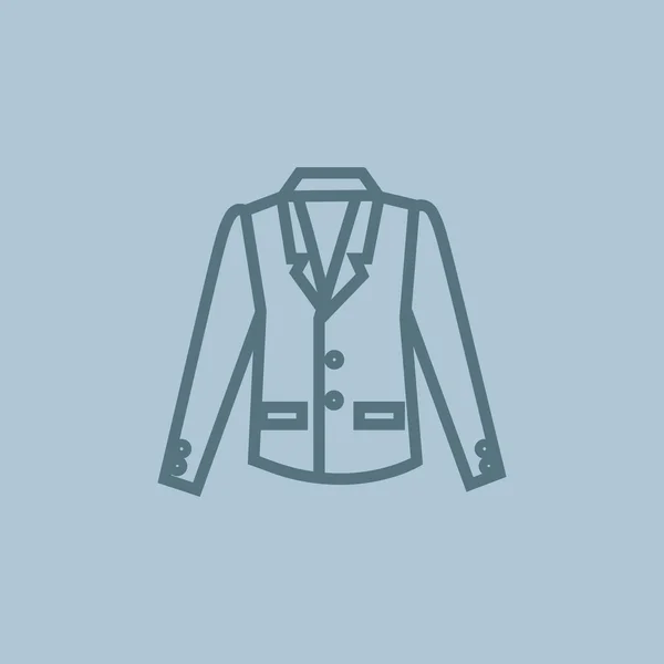 Jacket flat icon — Stock Vector
