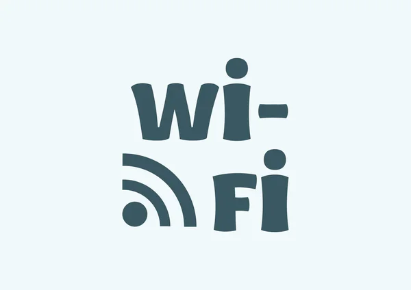 Icône web Wi-Fi — Image vectorielle