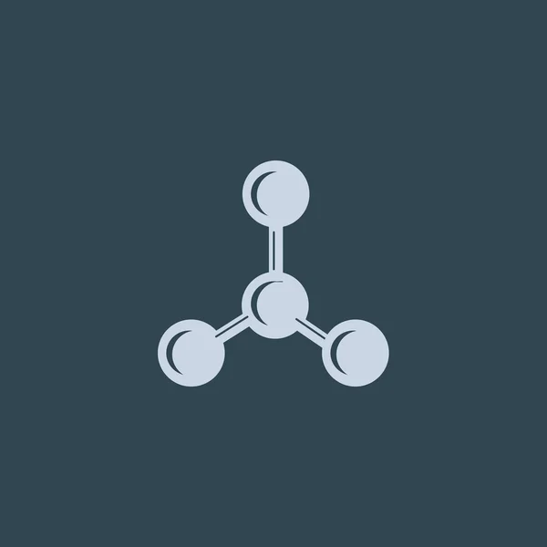 Иконка молекулярного соединения — стоковый вектор