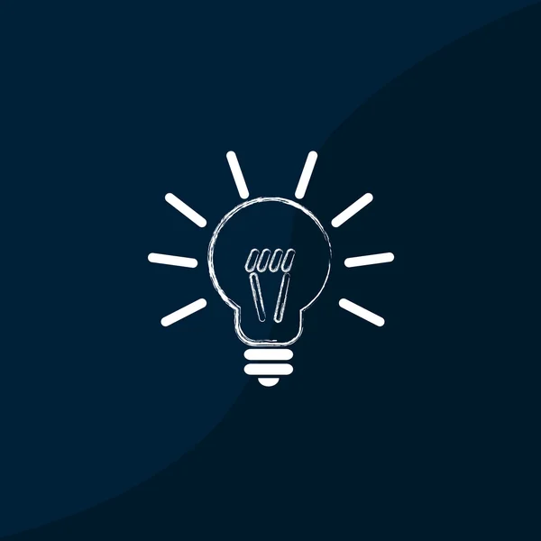 Signo de luz ideas — Vector de stock