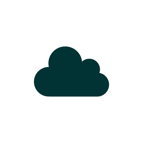 Wolk web pictogram — Stockvector