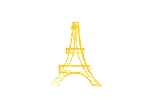 Eiffel toren web pictogram — Stockvector