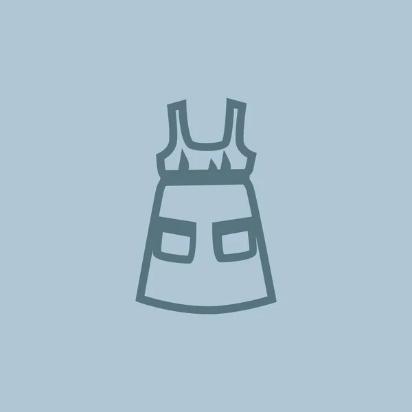 Платье веб-икона — стоковый вектор