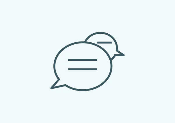 Dialog ikon gelembung web - Stok Vektor