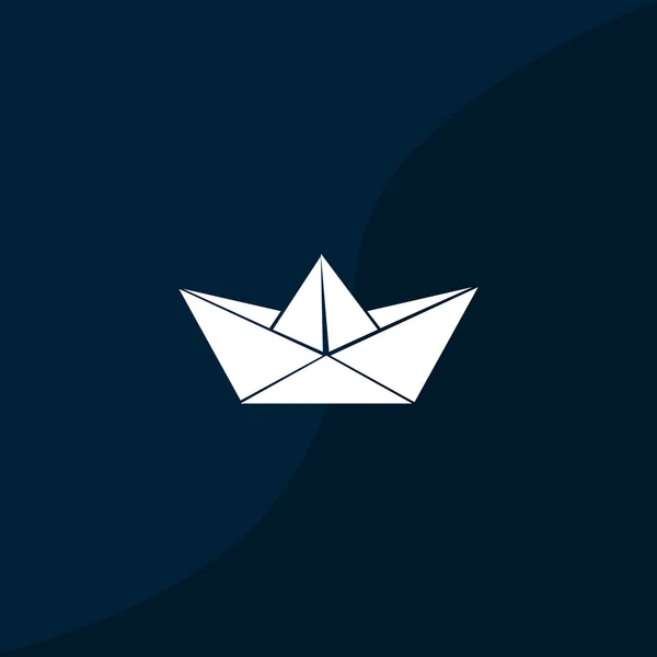 Paper ship icon — Stock Vector