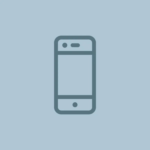 Mobiele telefoon web pictogram — Stockvector