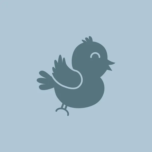 Web vogel pictogram — Stockvector